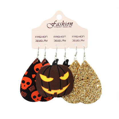 Gothic teardrop earrings - Halloween charm