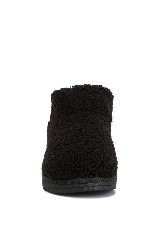 Cozy fleece-lined winter boots