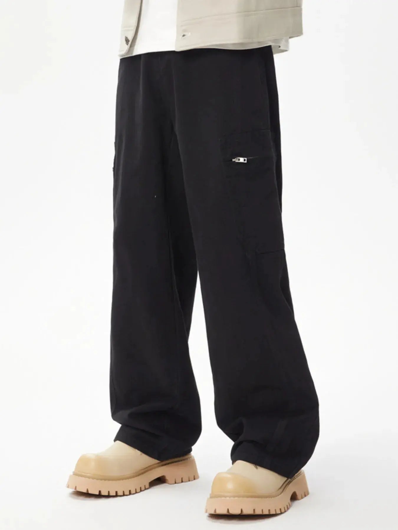 Me's Wide Leg Cargo Pants Simply Love