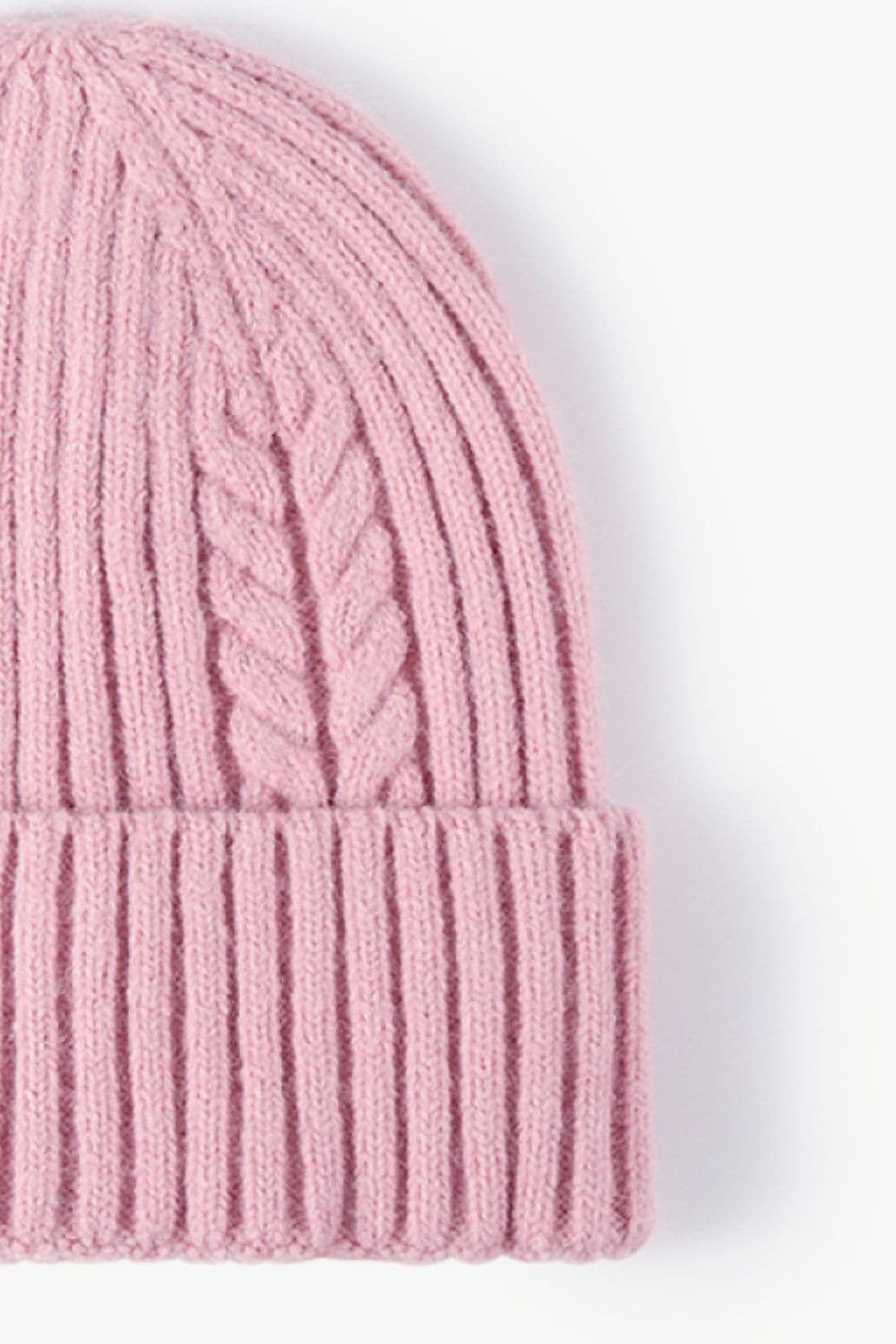 Cable-Knit Cuff Beanie.