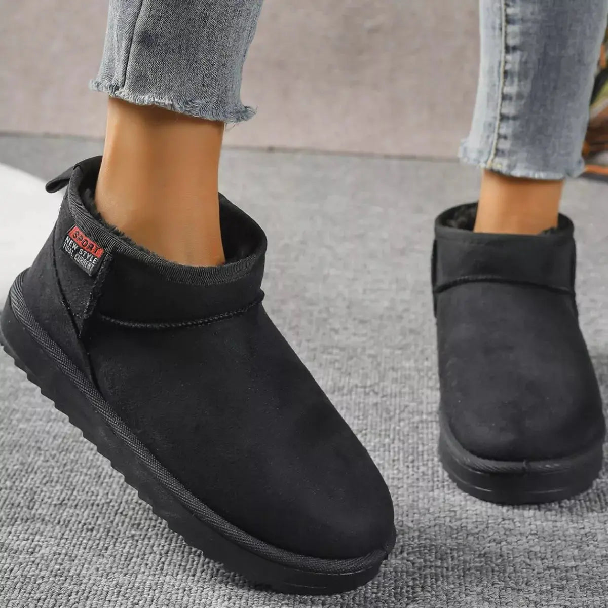 Round Toe Platform Boots Simply Love