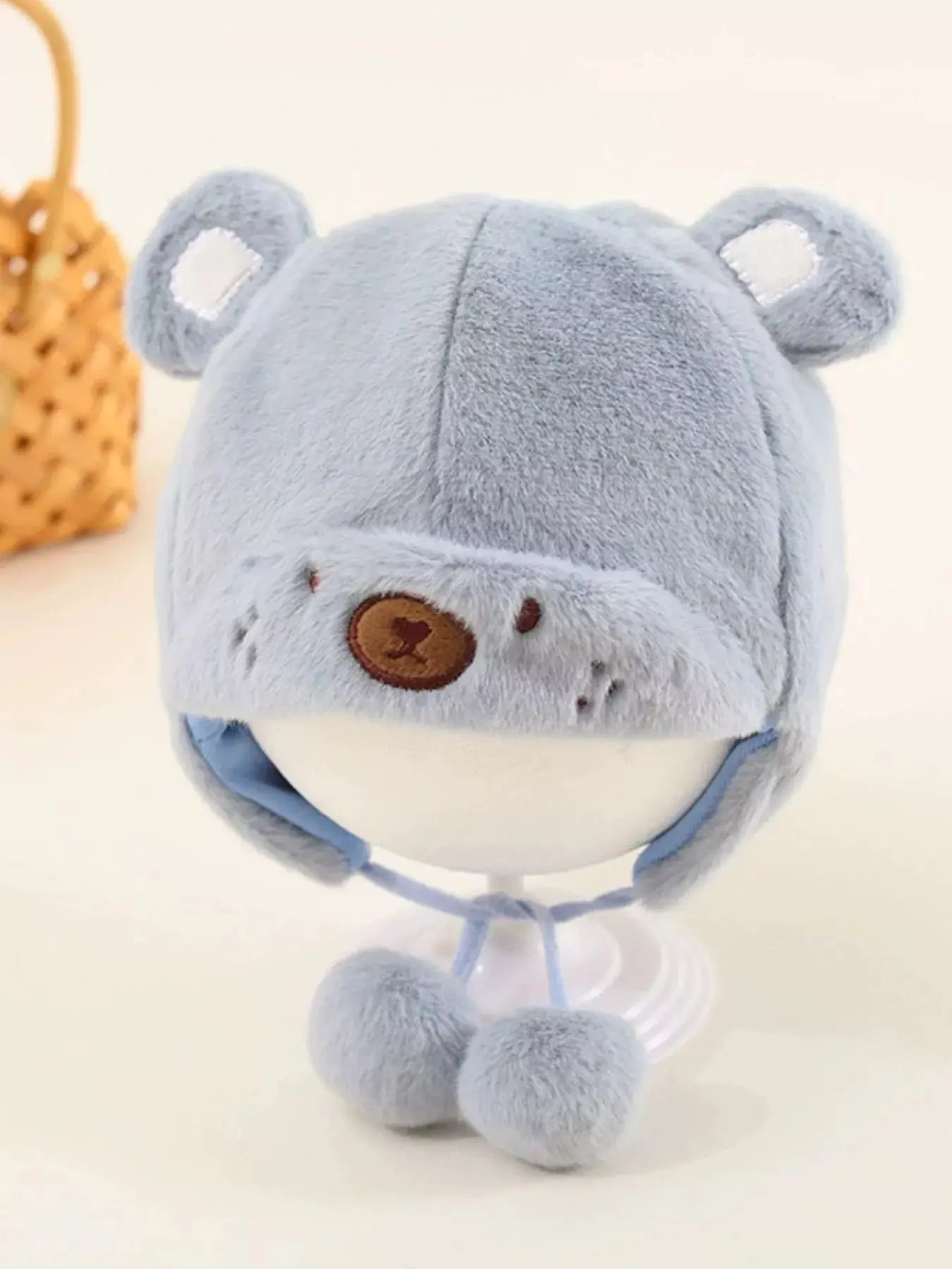 Children's Cute Bear Ear Plush Hat Simply Love