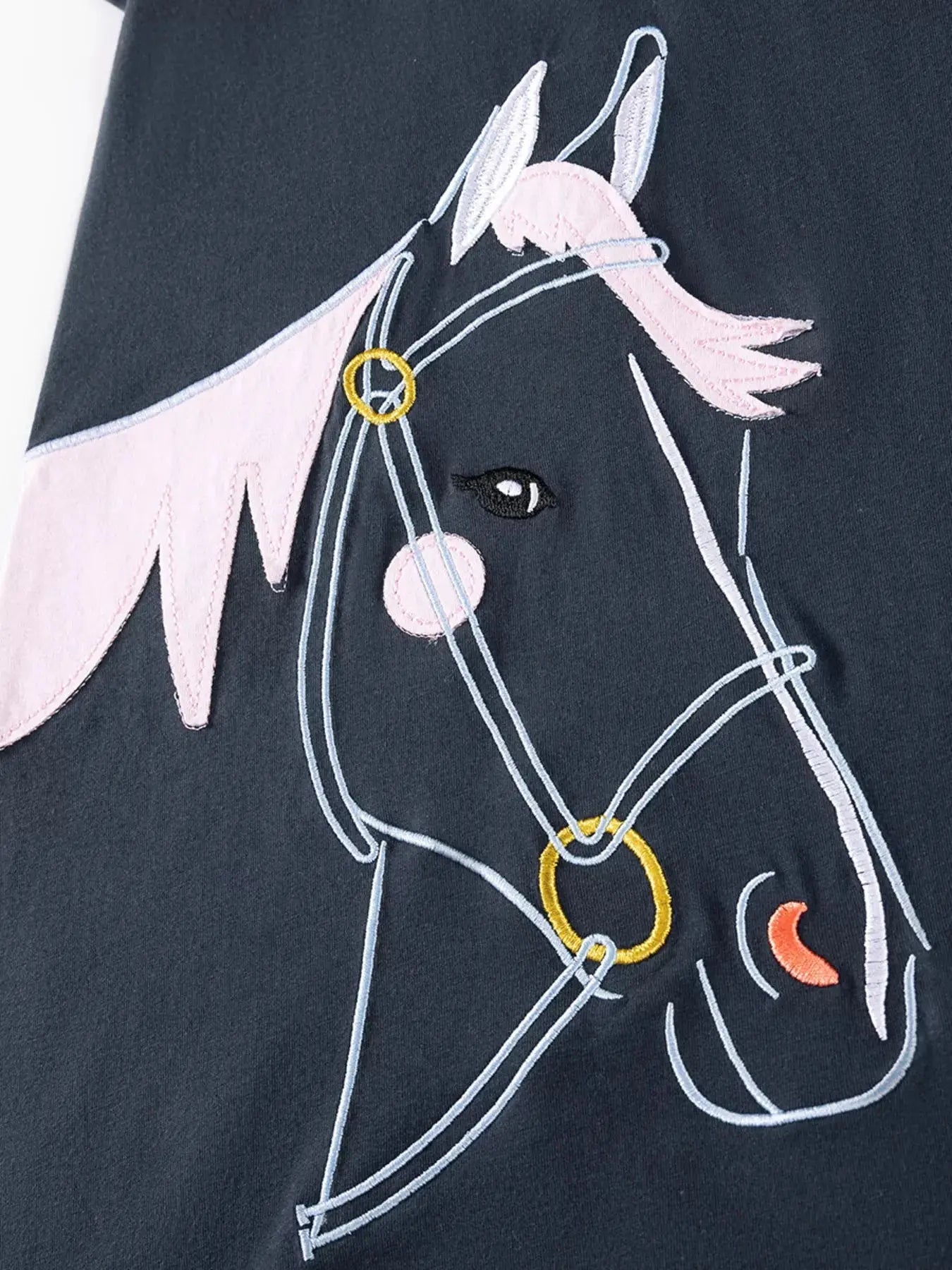 Children's Horse Short Sleeve Polo Dress Simply Love