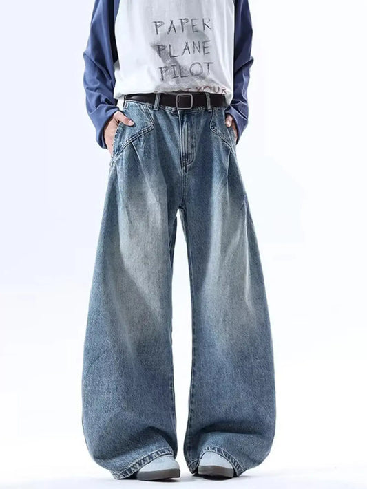 Men's Full Size Wide Leg Jeans Plus Size Simply Love