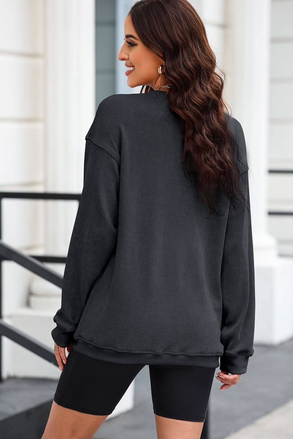 Sparkling sequin sweatshirt