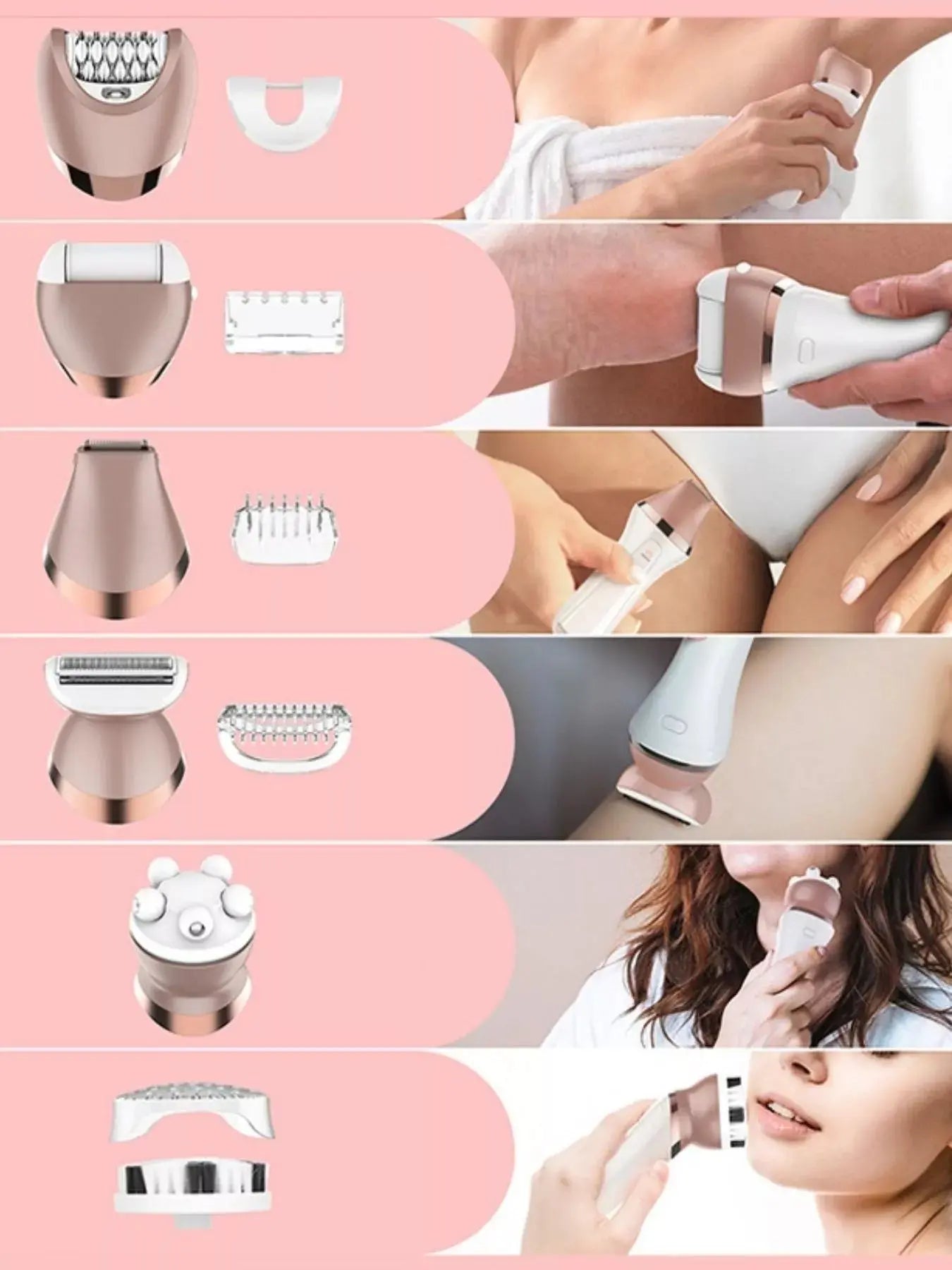 6-in-1 Multi-Function Hair Removal Simply Love