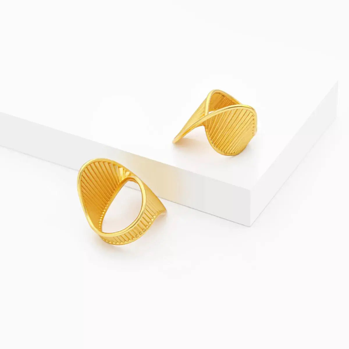 Irregular Twisted Texture Ring Simply Love