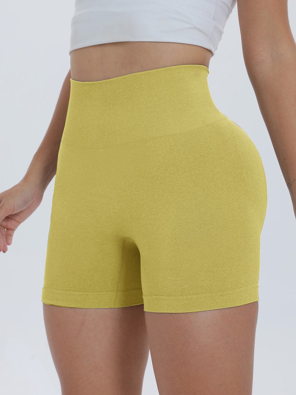 High Waist Active Shorts.