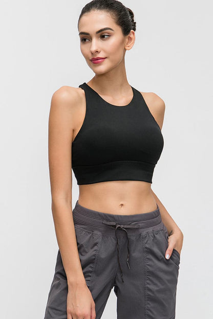 Halter Keyhole Sports Bra.