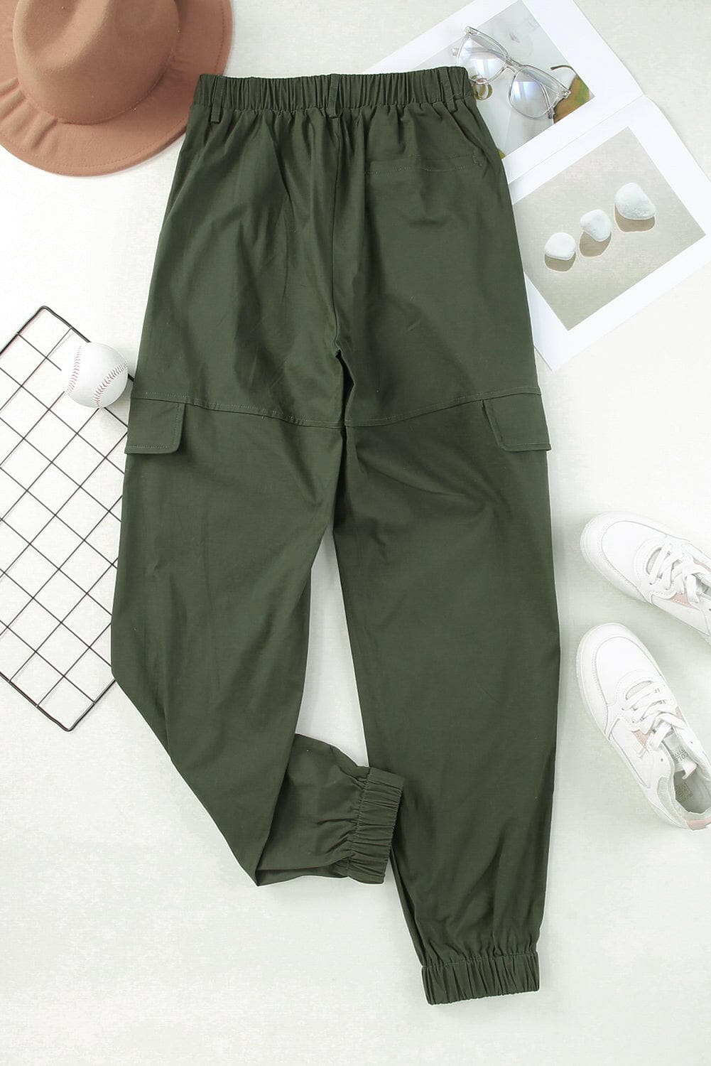 High Waist Cargo Pants.