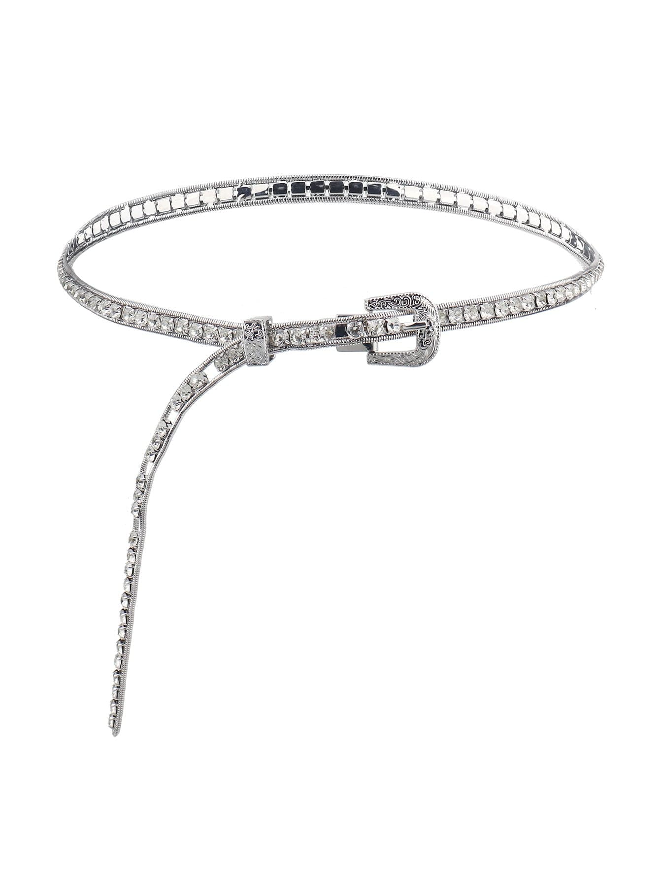 Rhinestone Metal Belt.