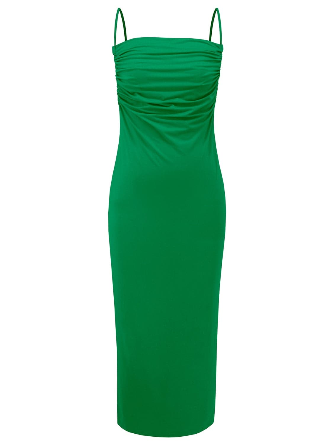 Backless Cowl Neck Sleeveless Cami Dress.