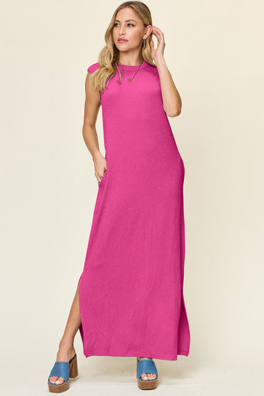 Double Take: Mock Neck Maxi Dress