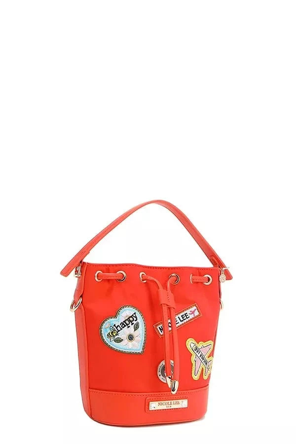 Nicole Lee USA Color Patch Bucket Bag Coco’s Tee Boutique