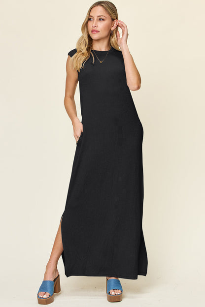 Double Take: Mock Neck Maxi Dress