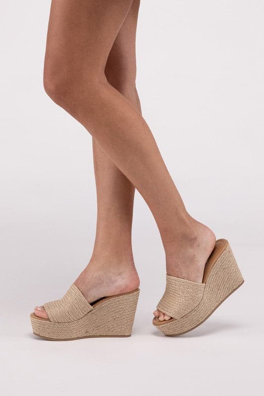 Bounty-S Wedge Platform Heels.