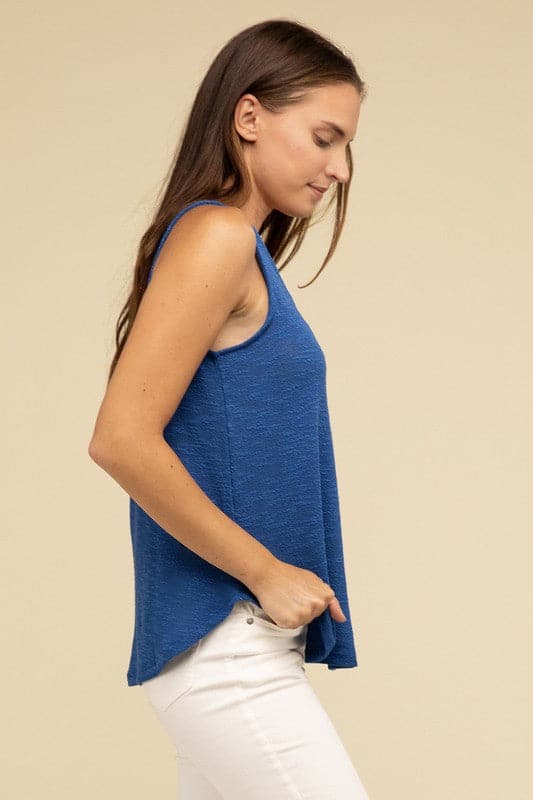 V Neck Sleeveless Cami Top.