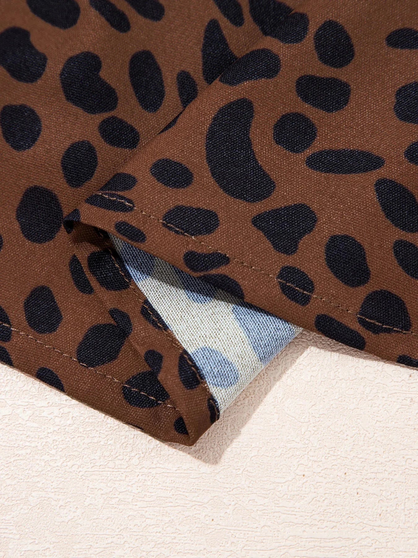 Leopard Print Ruffled Puff Sleeve Blouse Coco’s Tee Boutique