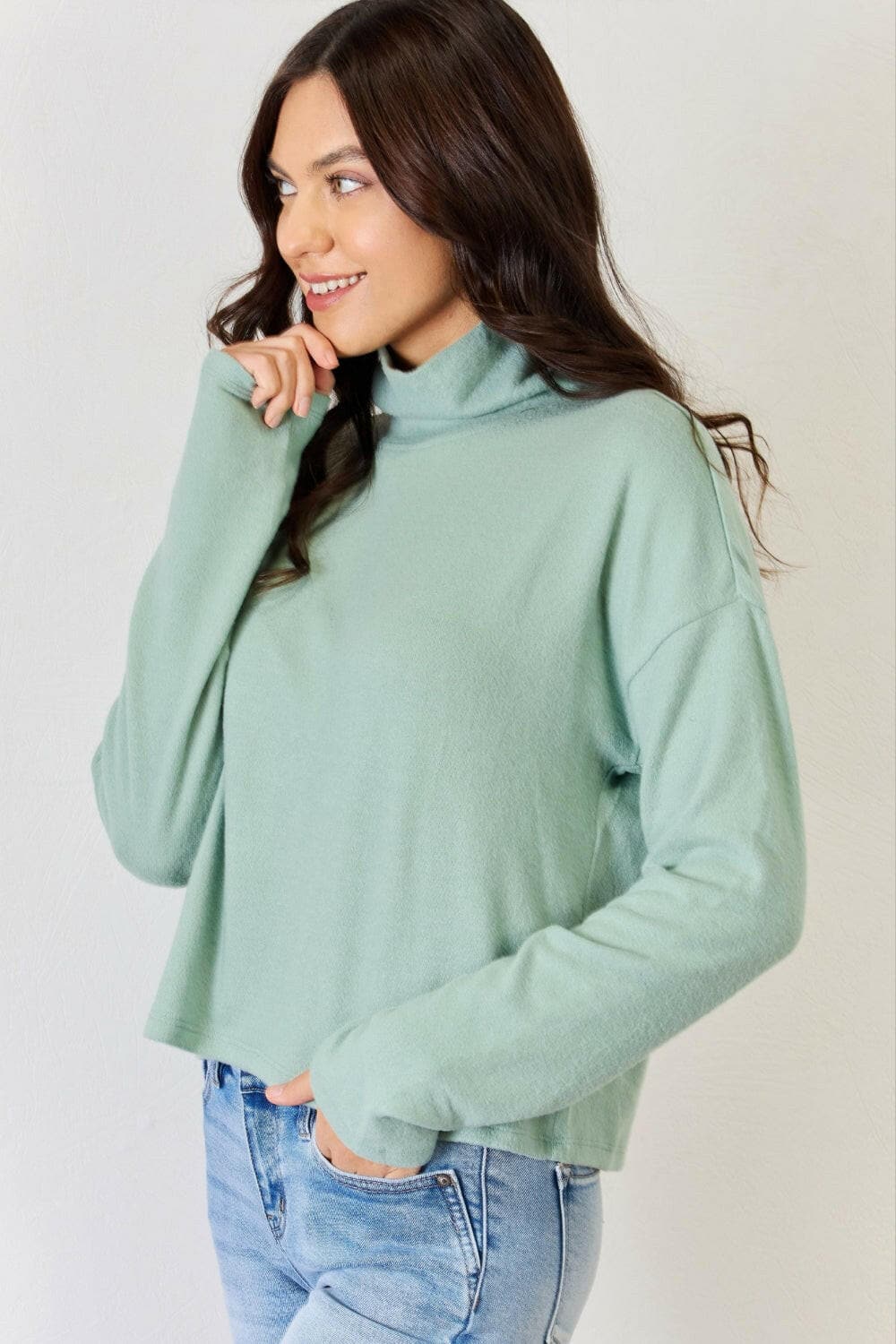 HYFVE Long Sleeve Turtleneck Top.