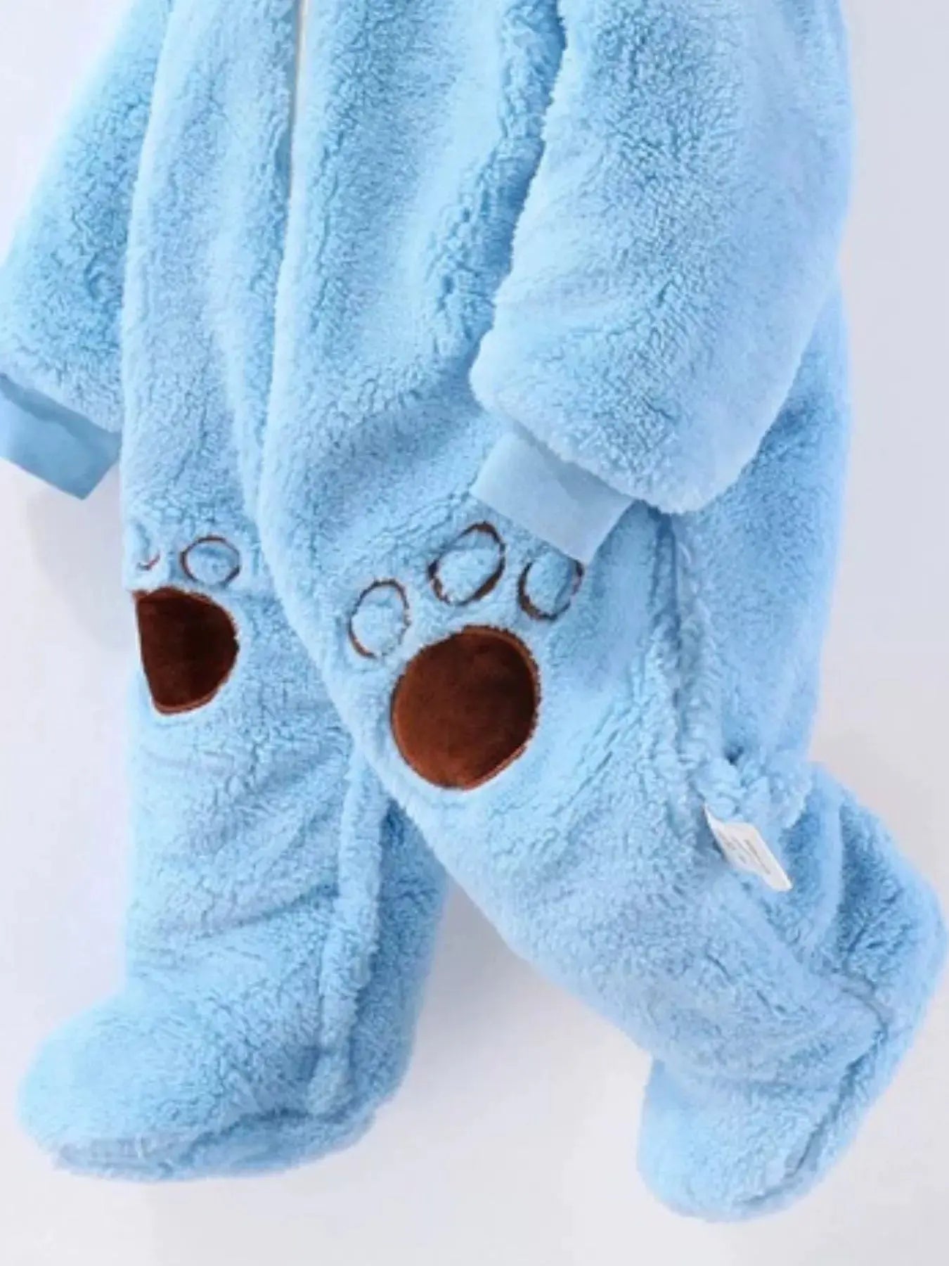 Children's Cozy Bear Hooded Fleece One-Piece Simply Love