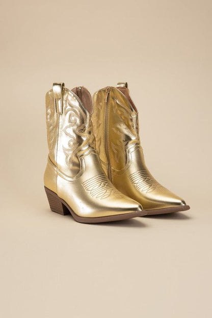 WILLA-1 Western Booties.