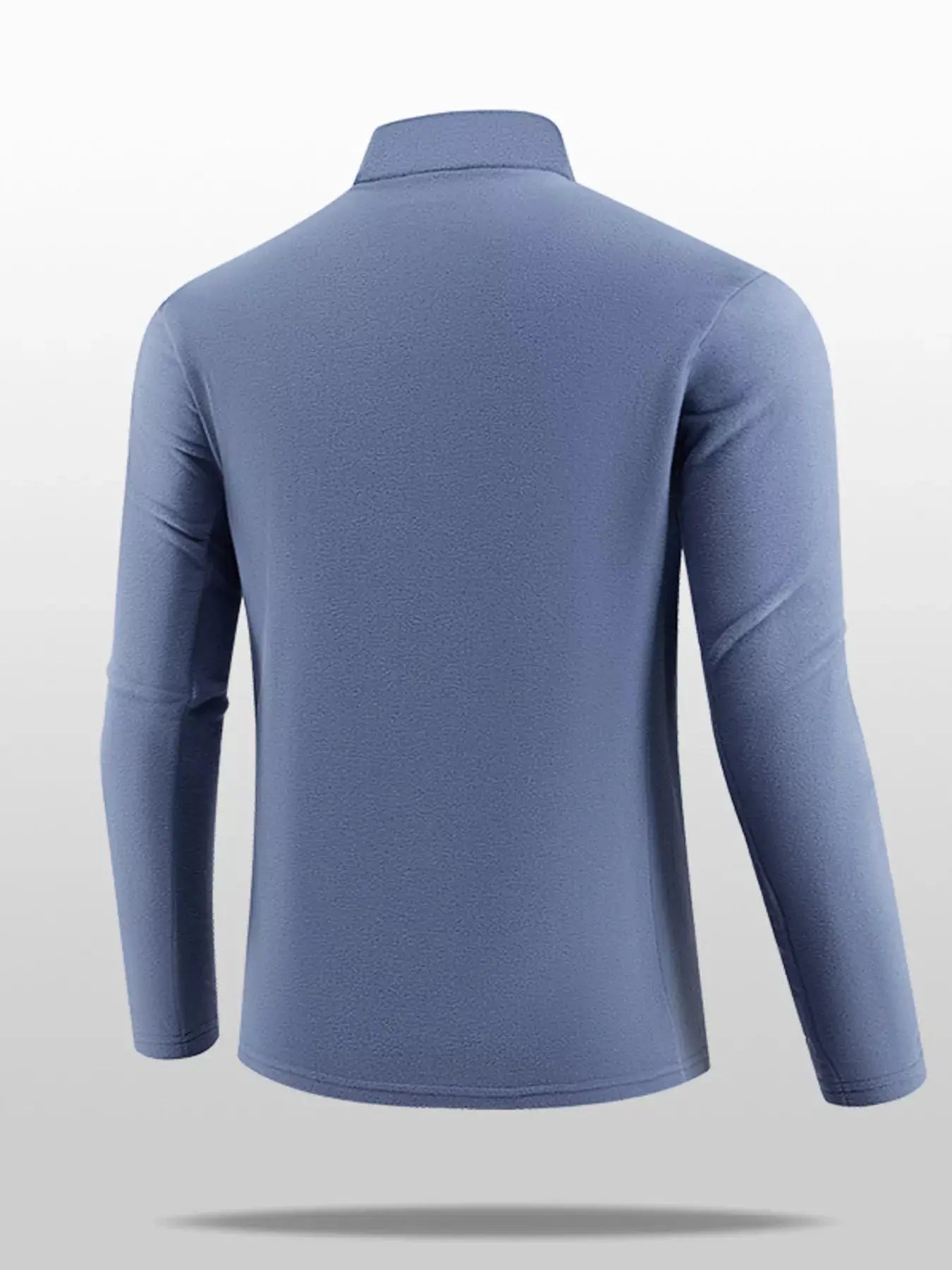 Men's Plus Size Comfortable Half-Zip Sweatshirt Simply Love