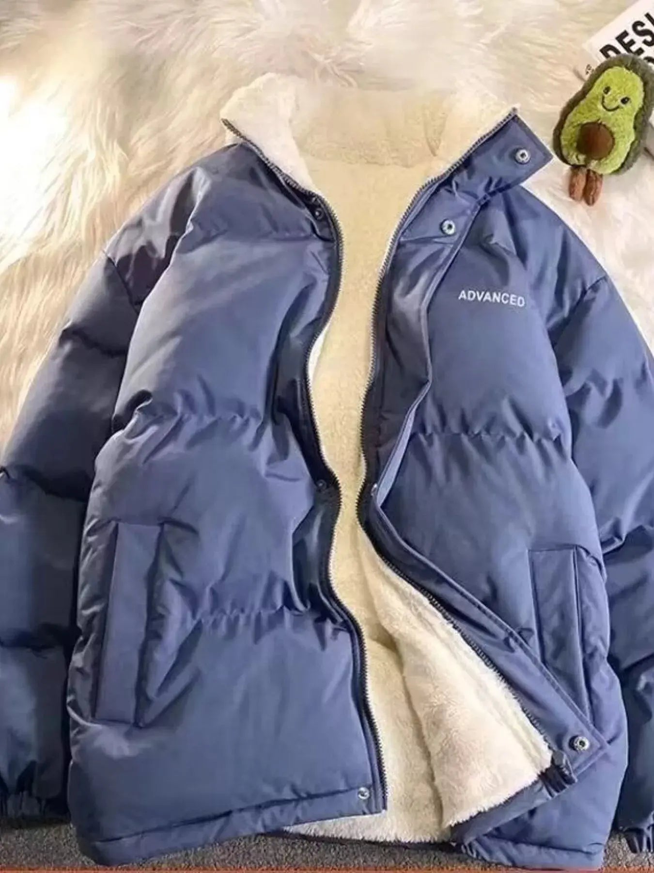 Men's Plus Size Zip Up Padded Winter Coat Simply Love