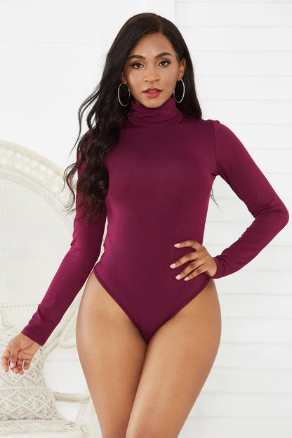 Turtleneck Long Sleeve Bodysuit.