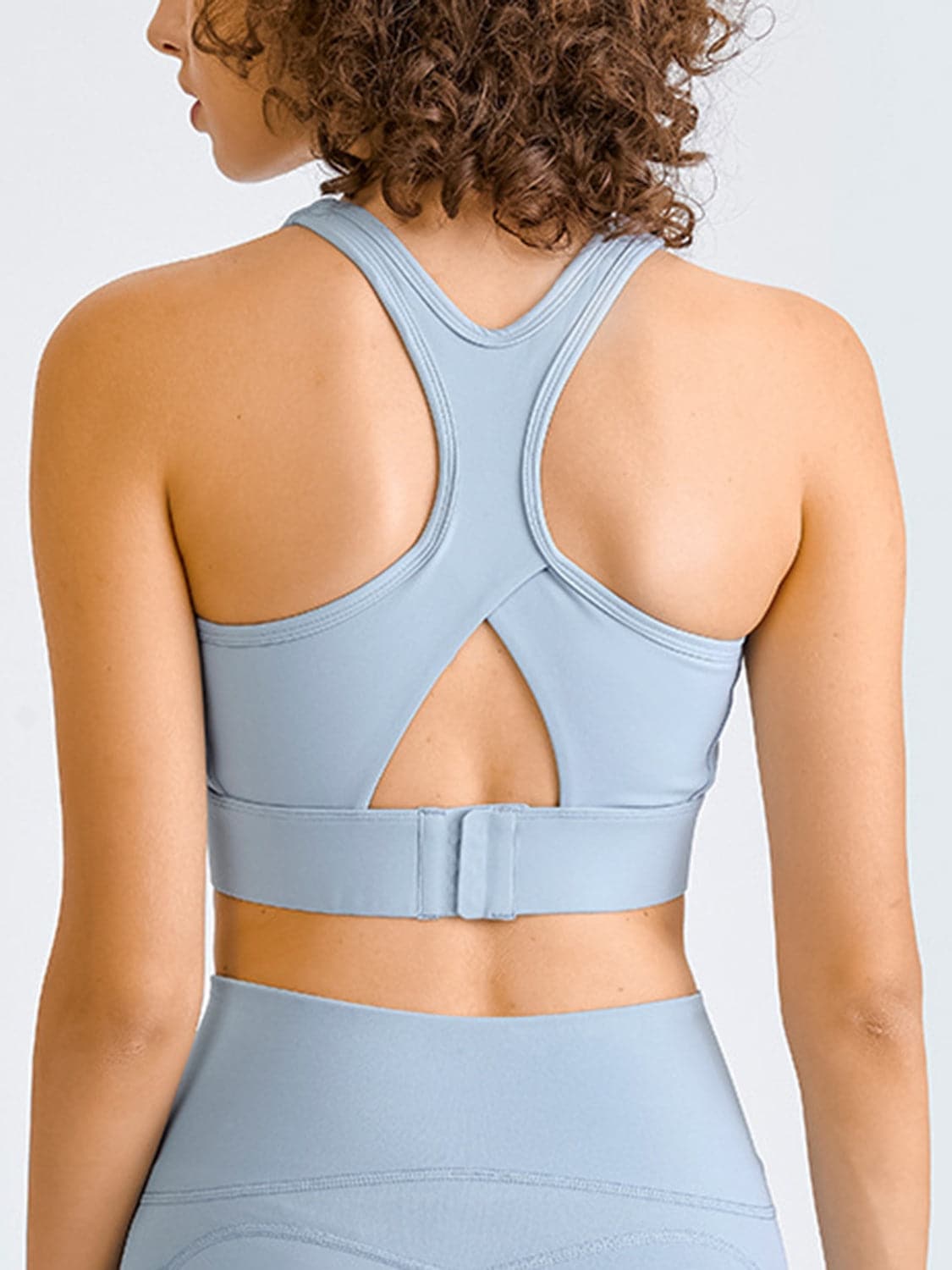 Double Take Square Neck Racerback Cropped Tank.