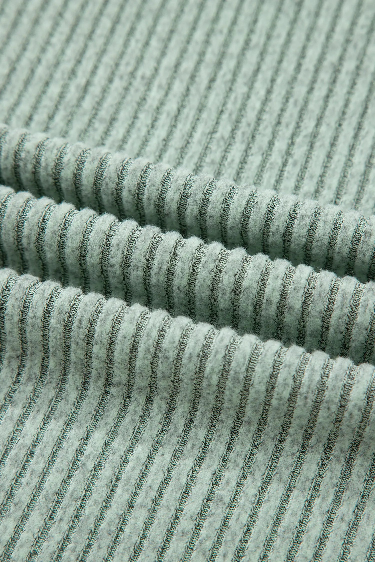 Grass Green Ribbed Notched Neck Knit Long Sleeve Two Piece Lounge Set Leggings Dear-Lover Dropshipping