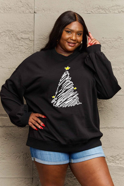 Simply Love Full Size Graphic Sweatshirt.