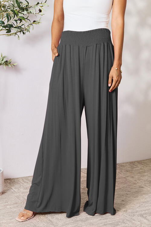 Double Take: Smocked Wide Leg Pants