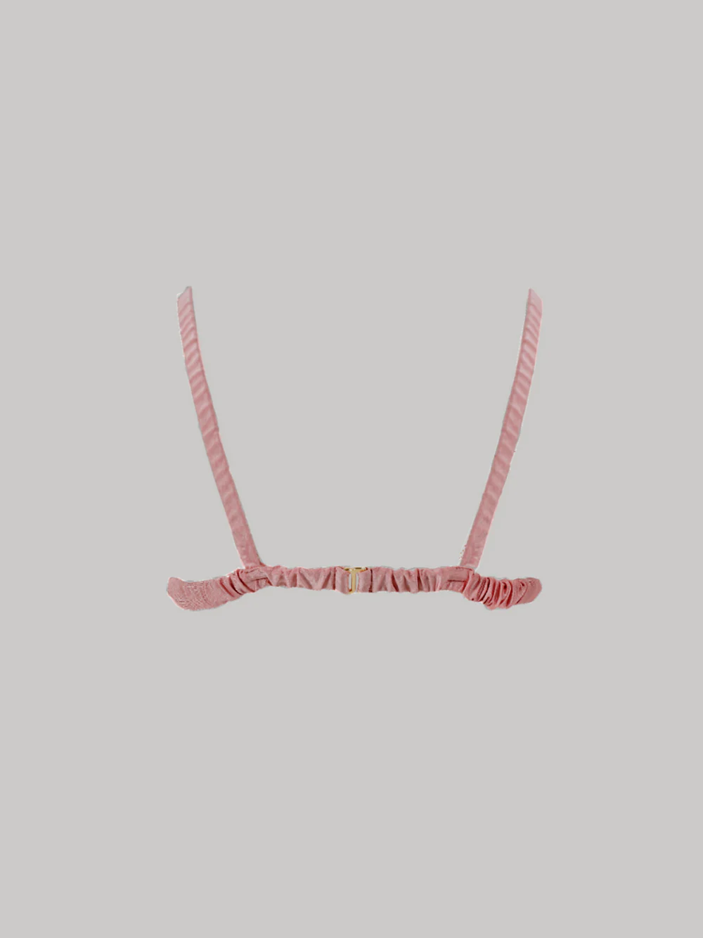 Yasmin Triangle Bikini Top in Pink Musk - Love Salve 