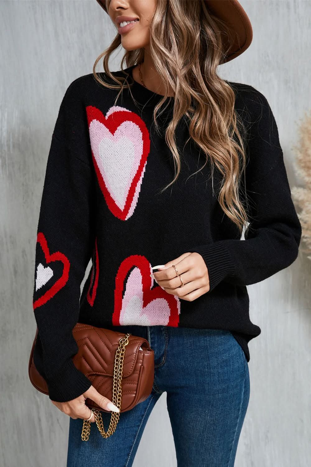 Heartfelt angel wings long sleeve sweater