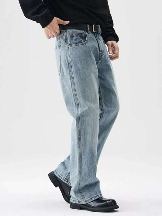 Men's Wash Relaxed Fit Jeans Simply Love