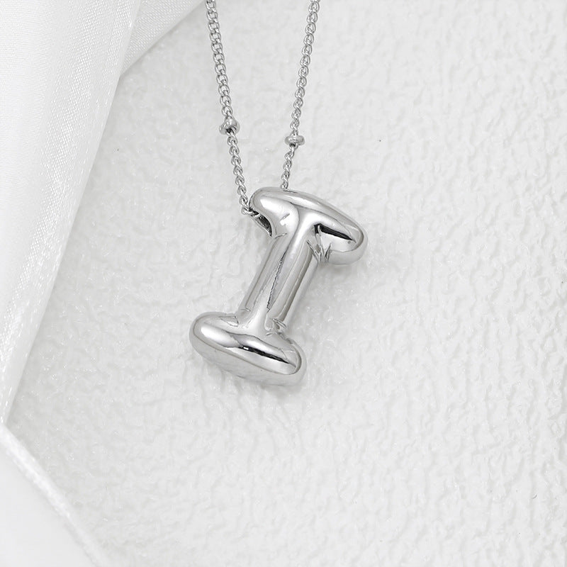 Bubble Letter Pendant Necklace – Pop Your Style! Coco’s Tee Boutique