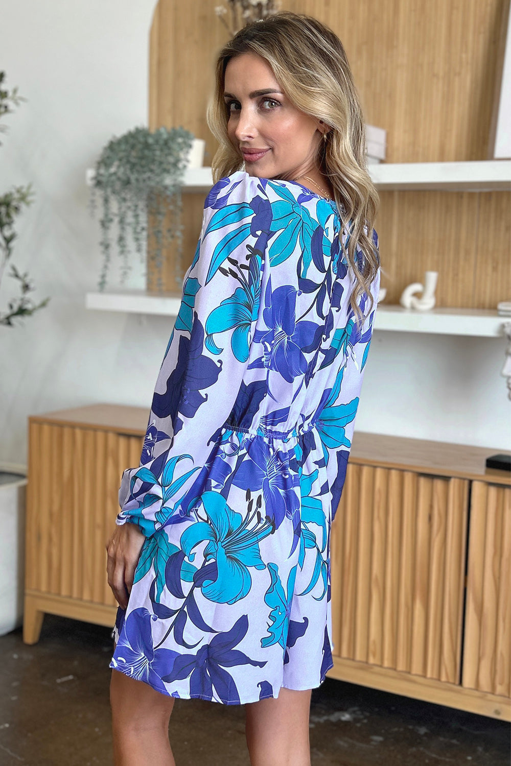 Double Take: Floral Romper - Long Sleeve