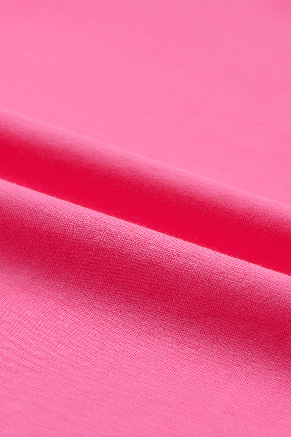 Pink Plain Round Neck Tulle Ruffle Sleeve Blouse Divine Design4U