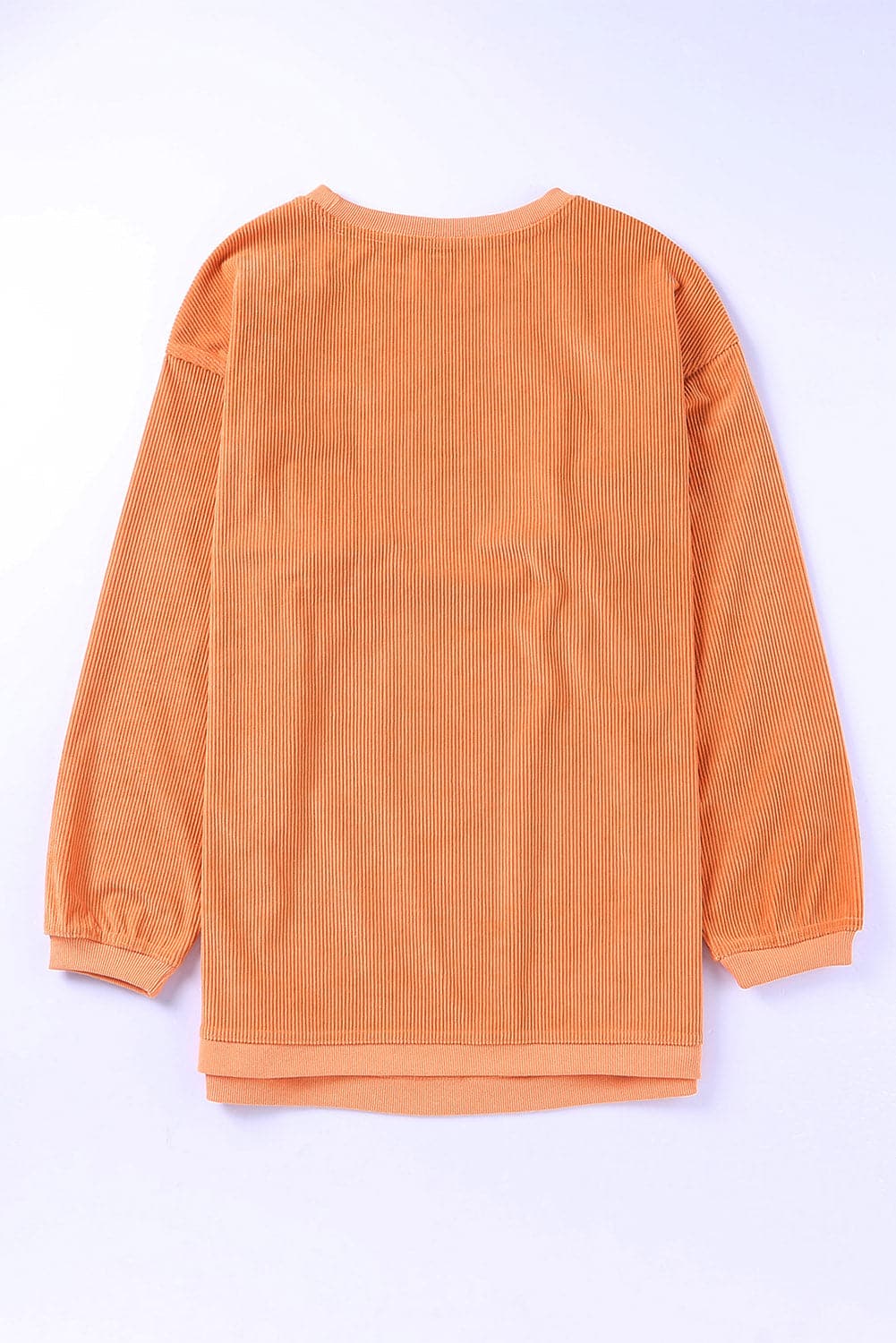 Star Round Neck Long Sleeve Oversize Sweatshirt.