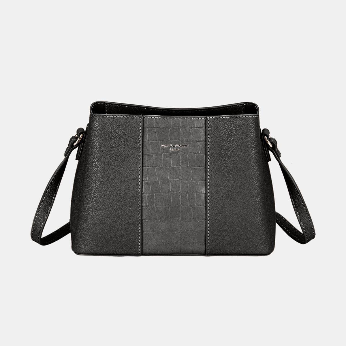 David Jones PU Leather Crossbody Bag.