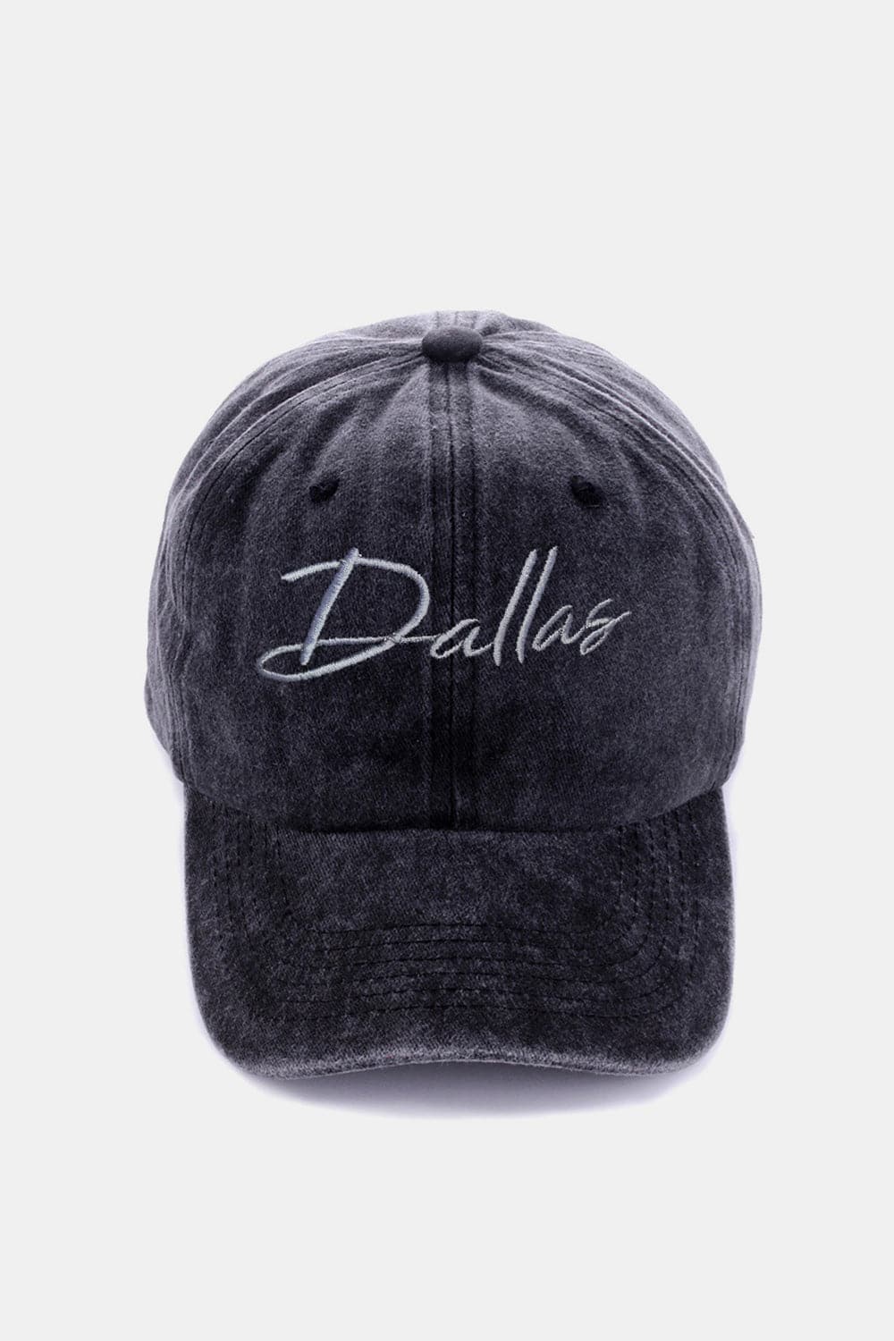 Zenana Washed DALLAS Embroidered Baseball Cap.