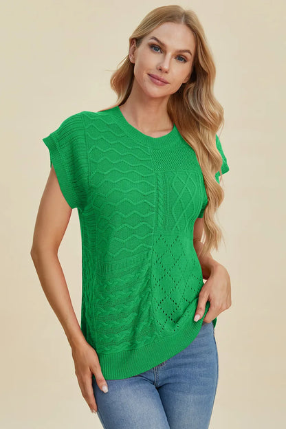 Double Take: Cozy Cable Knit Sweater