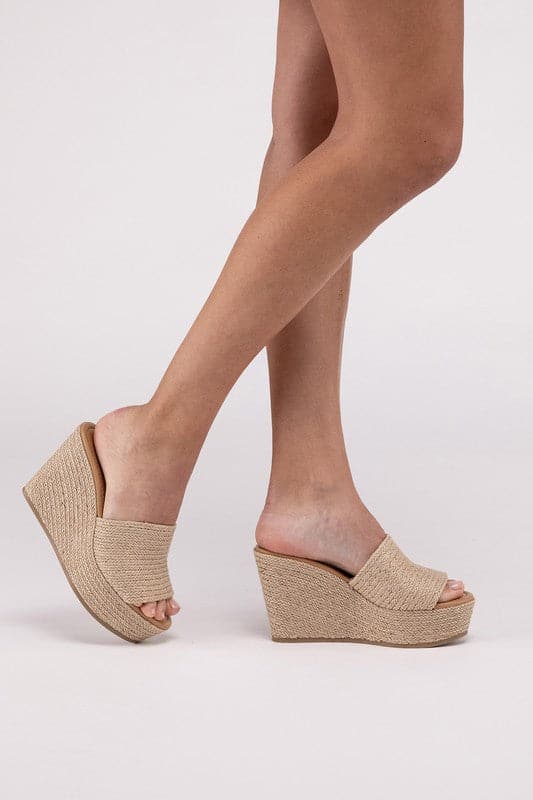 Bounty-S Wedge Platform Heels.