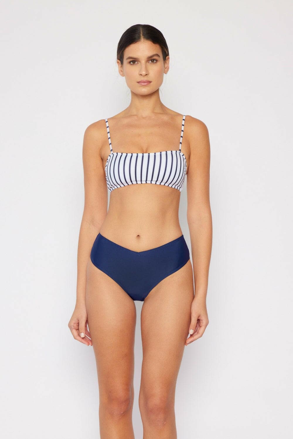 Marina West Swim Striped Bikini Set.