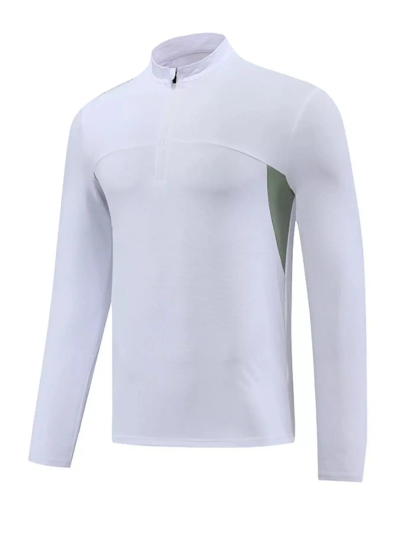 Men's Plus Size Long Sleeve Active T-Shirt with Zipper Simply Love