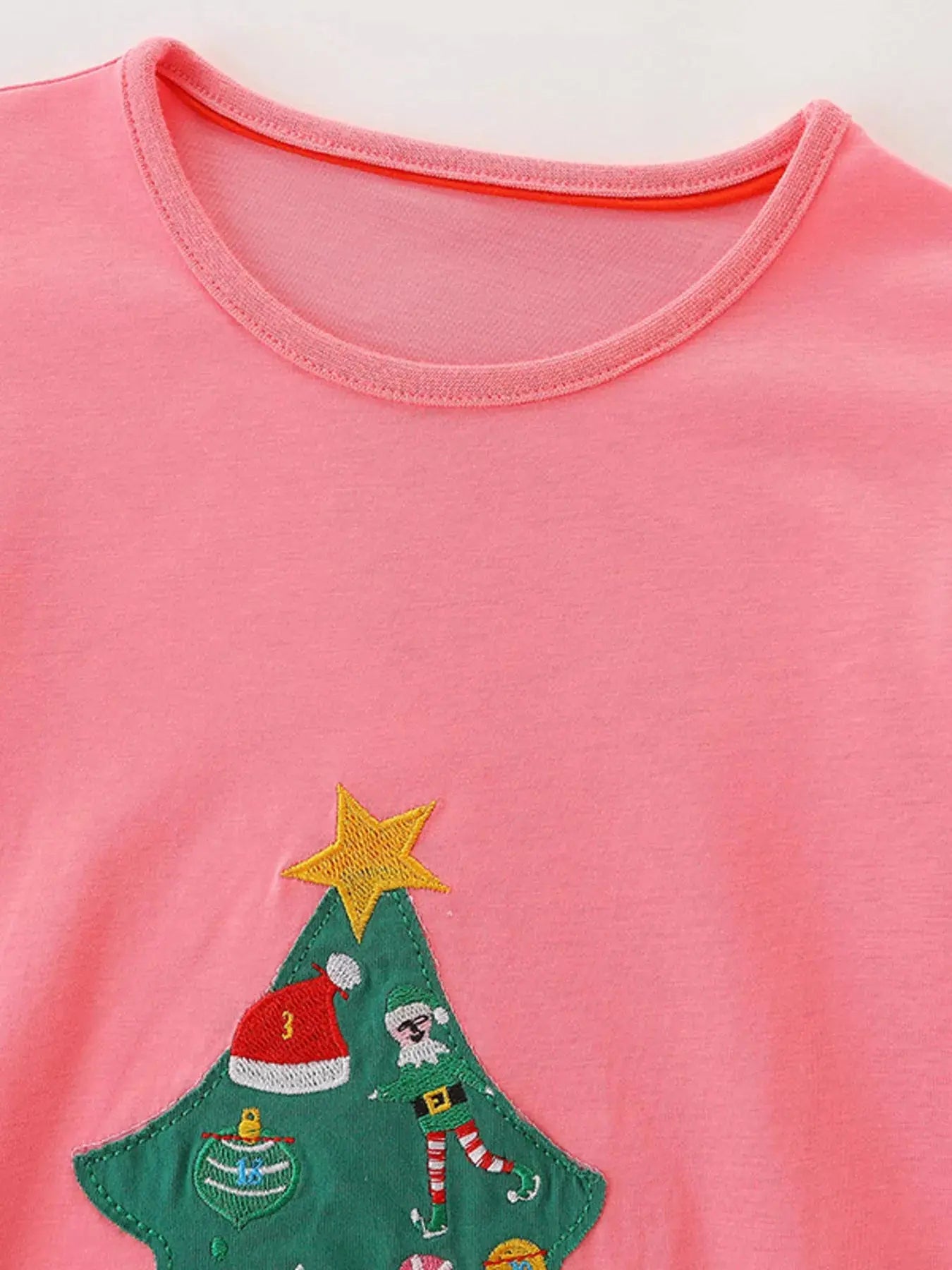 Children's Christmas Tree Long Sleeve Dress Simply Love