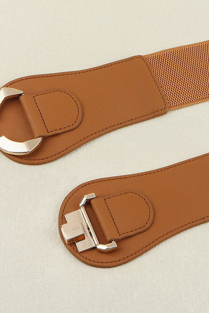 Alloy Buckle Elastic Belt.