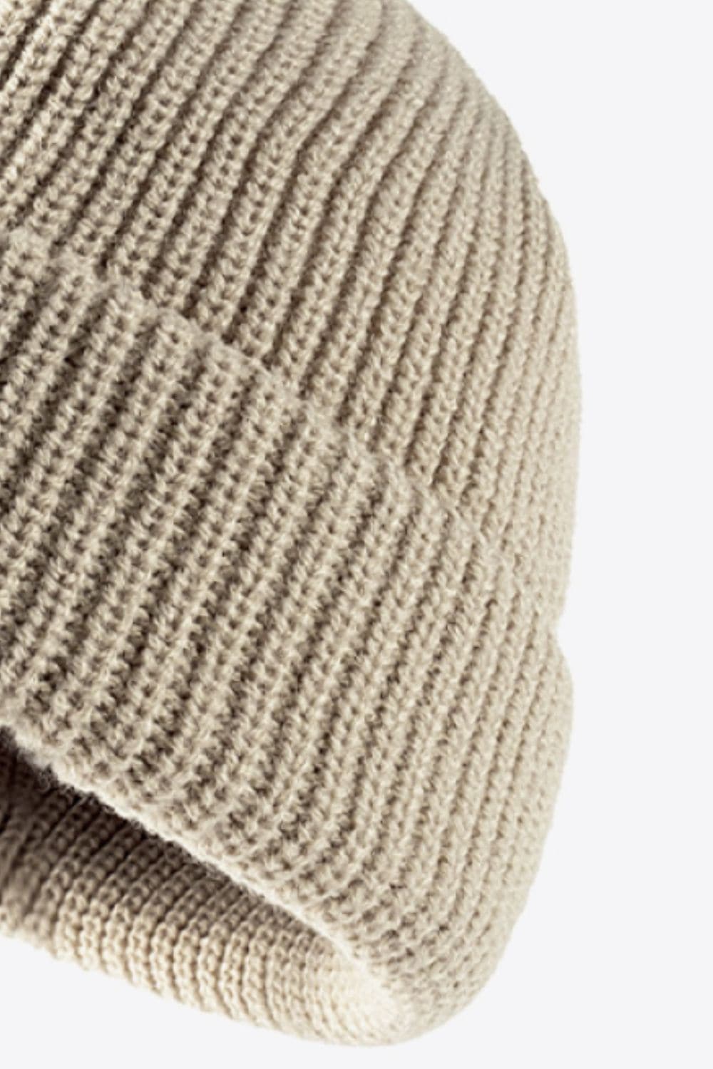 Calling For Winter Rib-Knit Beanie.