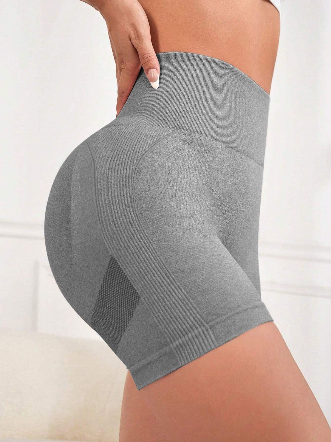 High Waist Active Shorts.