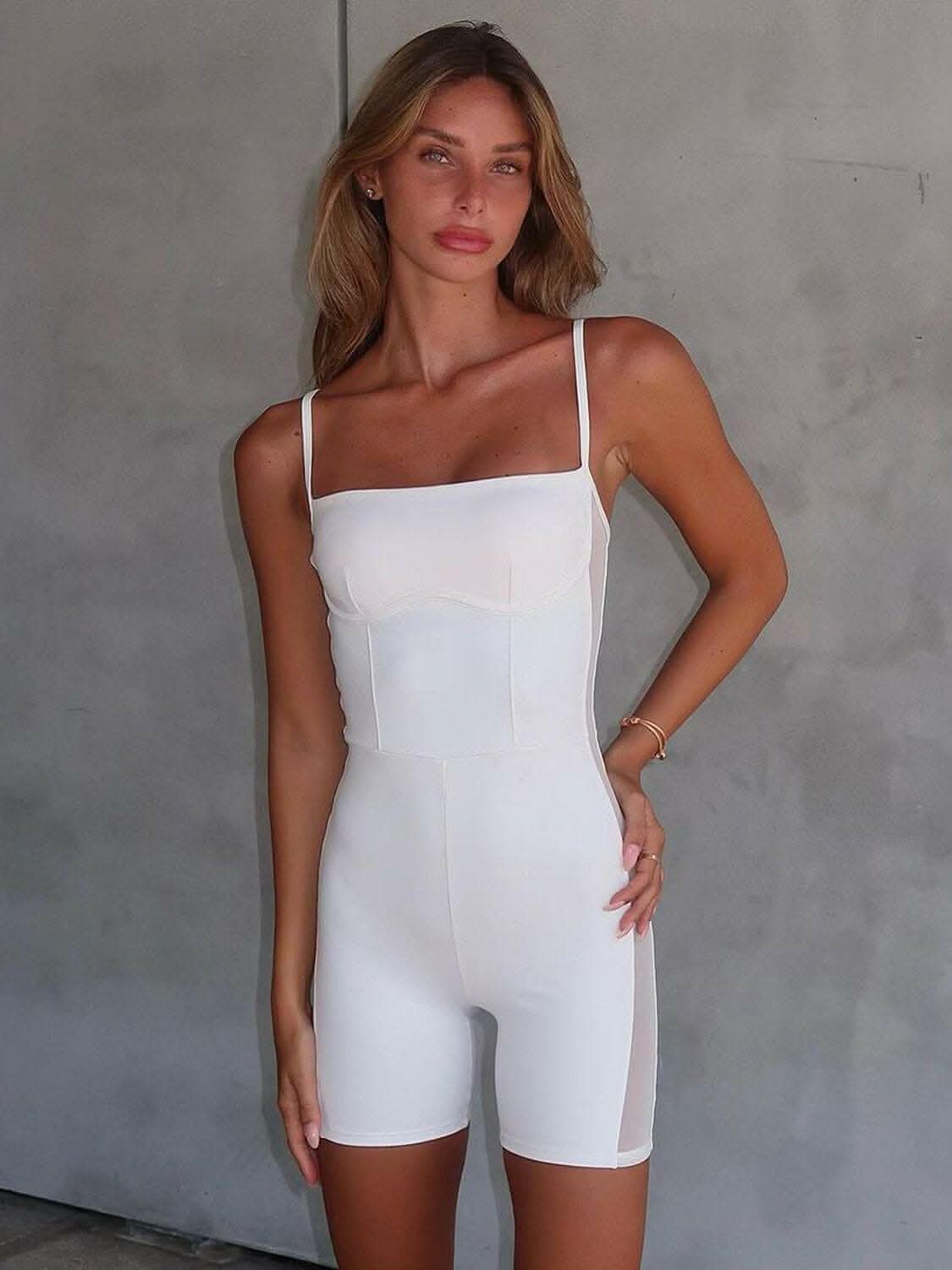 Chic Square Neck Jumpsuit - Love Salve 